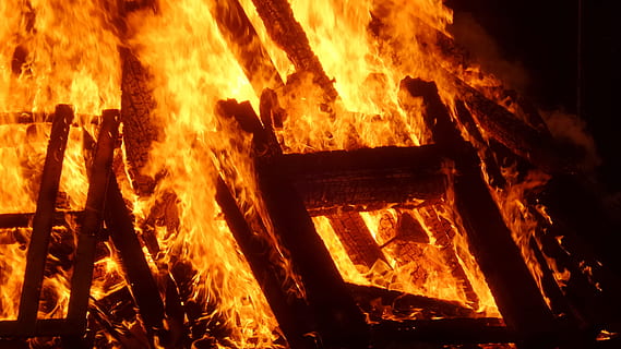 bonfire illustration, Fire, Fire, Fire, Flame, sun wend fire HD wallpaper