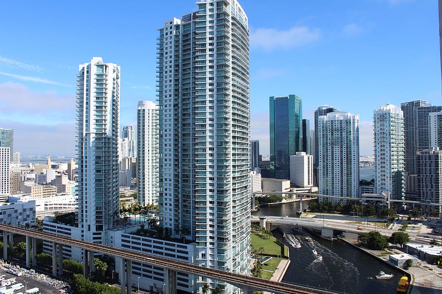 city, miami, built structure, architecture, building exterior HD wallpaper
