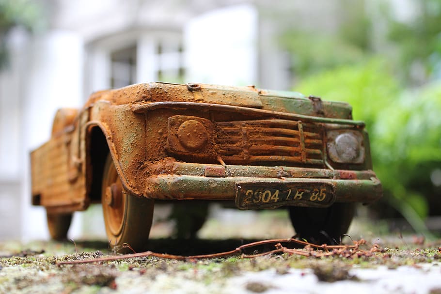 mehari, model, rust, car, rusty, day, transportation, metal HD wallpaper
