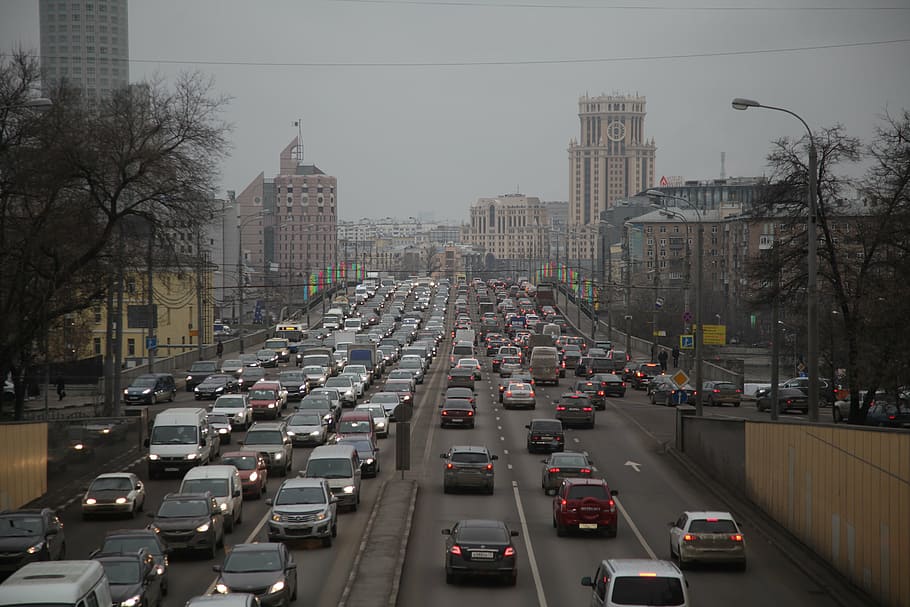cork, moscow, winter, car, motor vehicle, city, mode of transportation HD wallpaper