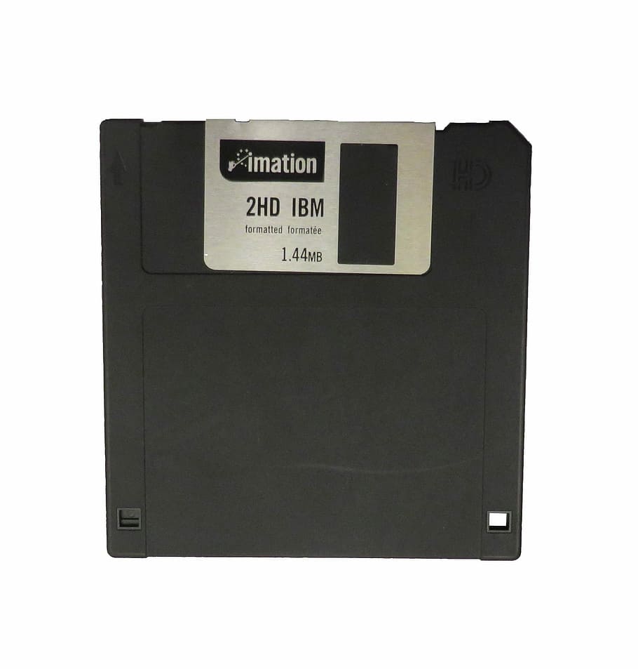 Floppy, Disk, Diskette, Data, Vintage, cut out, time, white background HD wallpaper