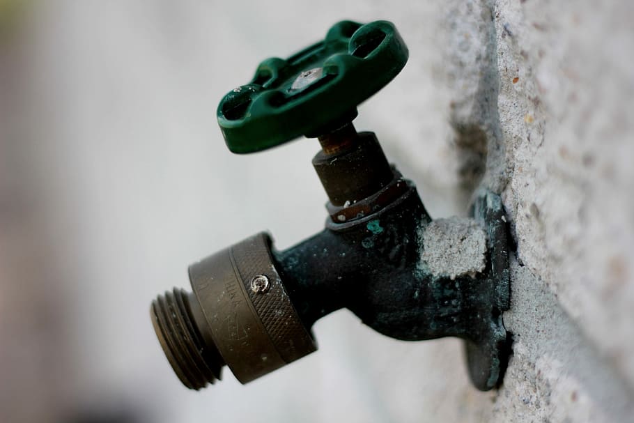 Faucet, Water, Tap, Plumbing, Steel, pipe, metal, closeup, no people, HD wallpaper