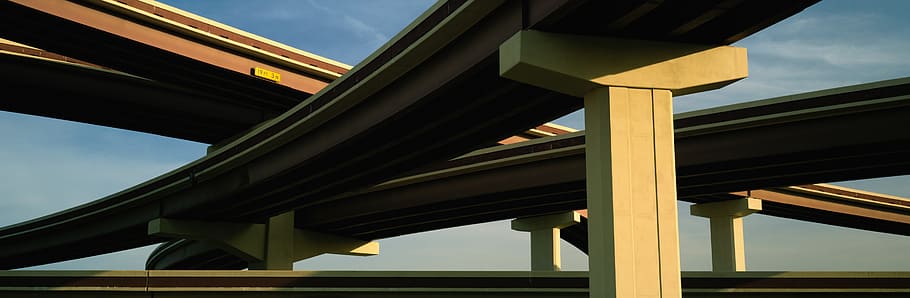 low angle view of spiral overpass, good, best, quality, remote access HD wallpaper