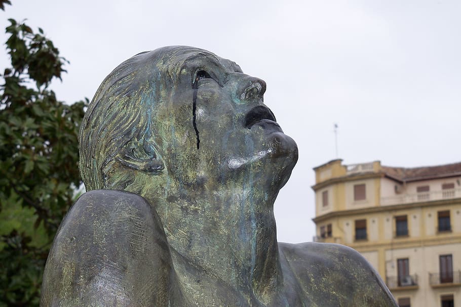 statue, granada, bronze, sculpture, art and craft, representation HD wallpaper