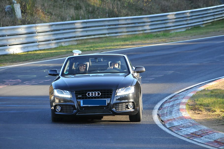 sabine schitz, nordschleife, eifel, auto, audi, transportation HD wallpaper