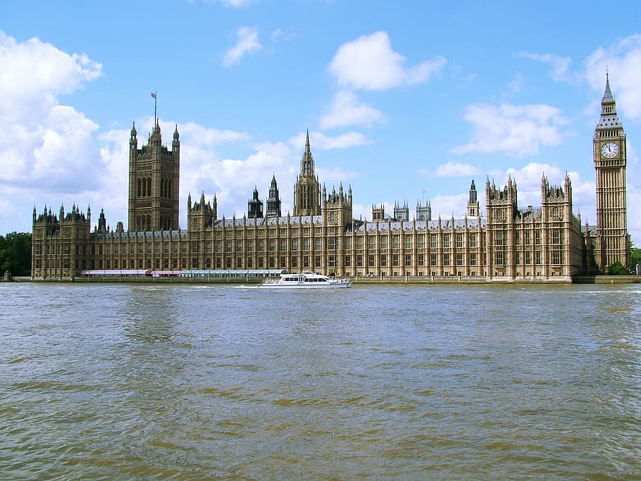 westminster, big ben, parliament, london, clock tower, 5 vor 12, HD wallpaper