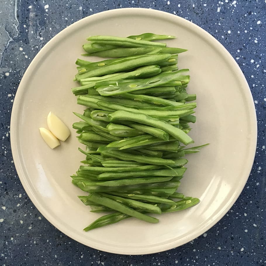 Wobble, Overlook, Round, Beans, sauted french beans, vegetarian food HD wallpaper