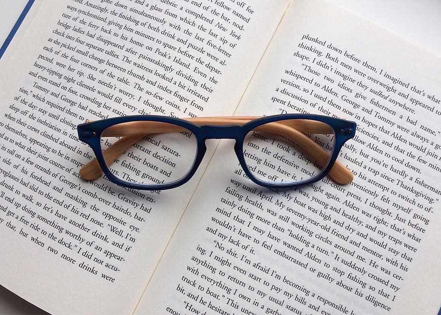 read, reading, book, glasses, readers, literature, publication HD wallpaper