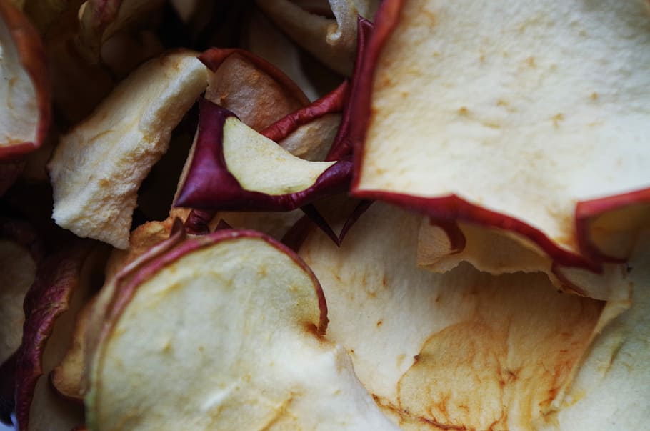 Dried, Apples, Meal, Fruit, dried apples, food and drink, close-up HD wallpaper