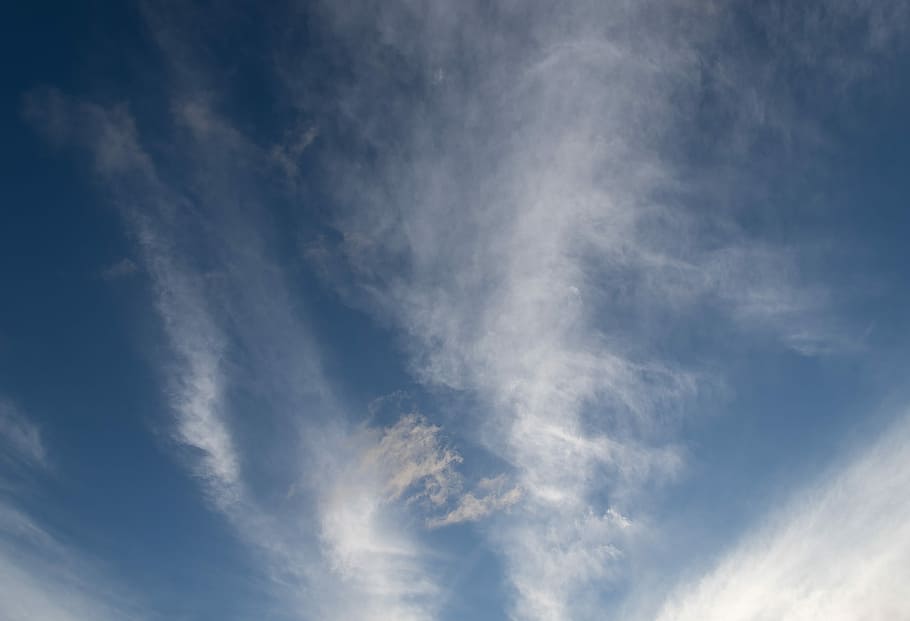 clouds, white, blue, fluffy, delicate, pattern, sky, cloud - sky HD wallpaper