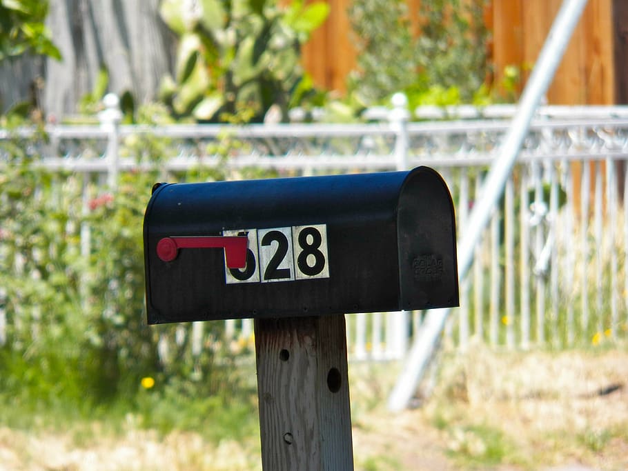 mailbox, number, postal, postbox, letterbox, communication HD wallpaper
