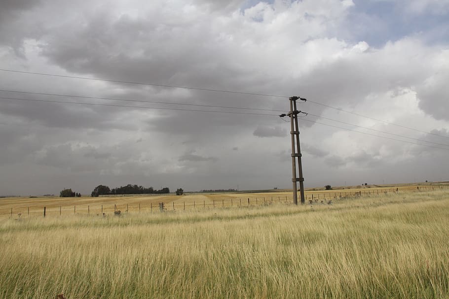 View, Landscape, Air, sky, nature, cloud - Sky, rural Scene HD wallpaper