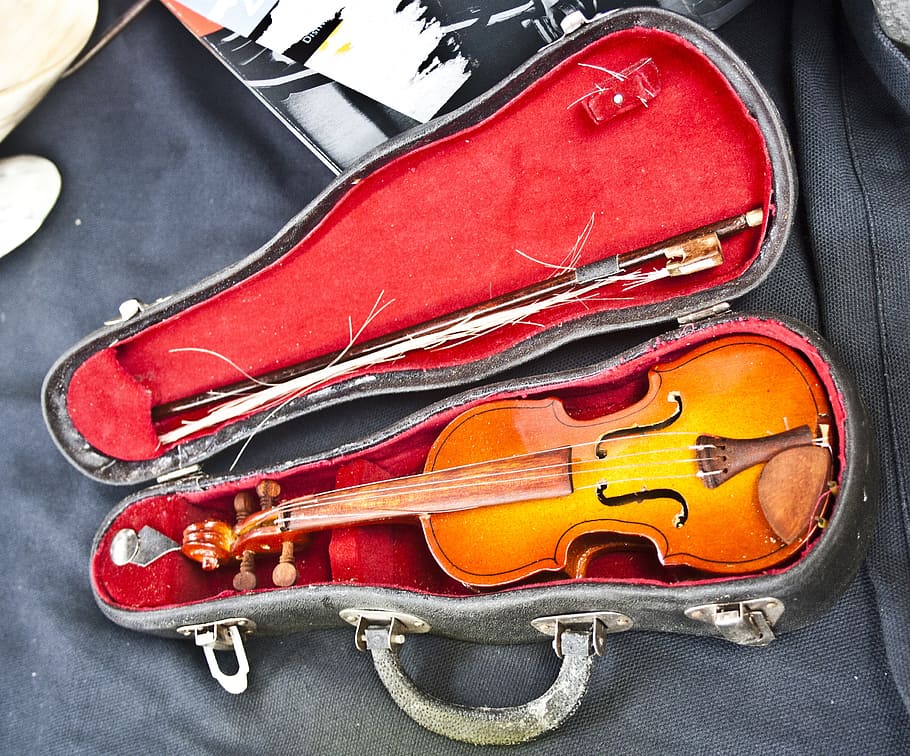 violin, old, instrument, string, musical, wood - Material, equipment HD wallpaper