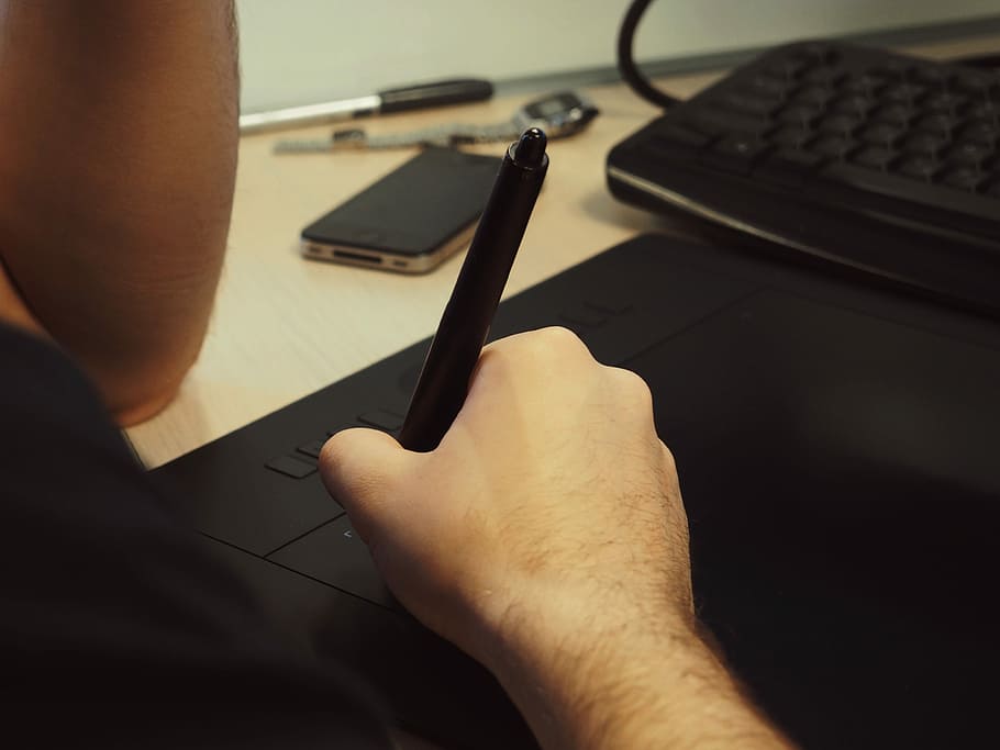 Hand, Board, Design, Designer, Pen, stylus, figure, drawing HD wallpaper