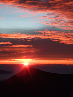 mauna kea, summit, top, sunset, island of hawaii, sky, cloud - sky HD wallpaper