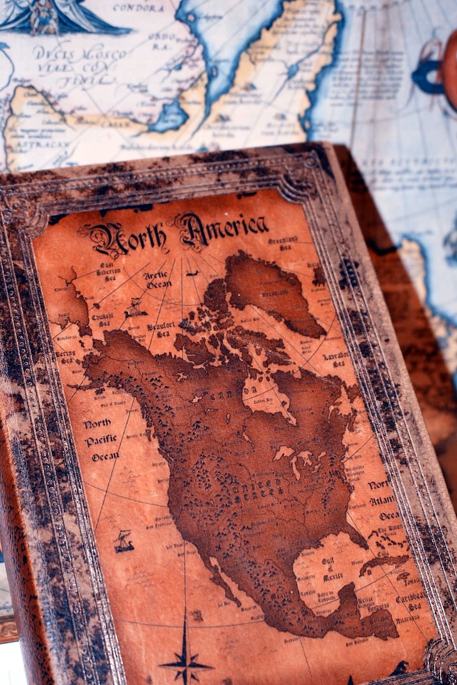 Vintage, Retro, Book, Map, Classic, north america, research HD wallpaper