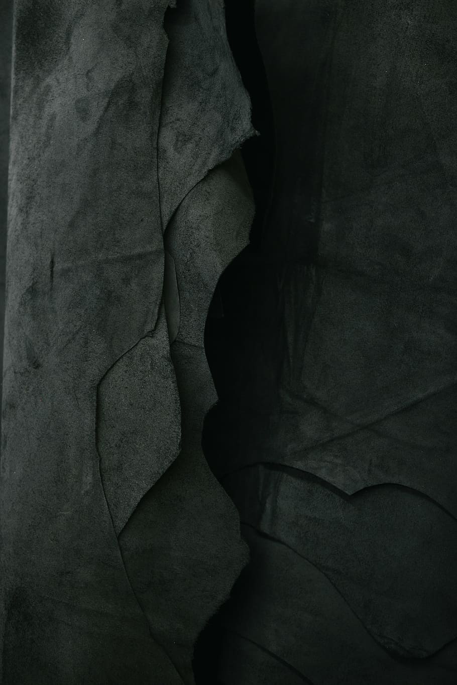 dark, wall, mystery, architecture, design, textured, black color HD wallpaper