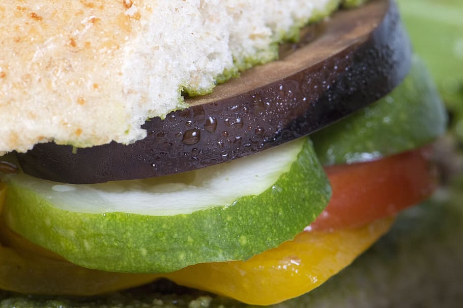 pannini, vegetables, organic, food, freshness, gourmet, cucumber HD wallpaper