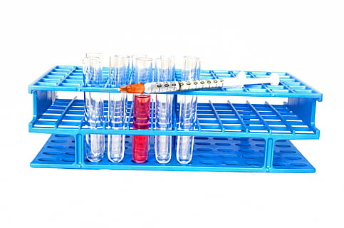 text tube with blue organizer, white, background, insulin, syringe HD wallpaper