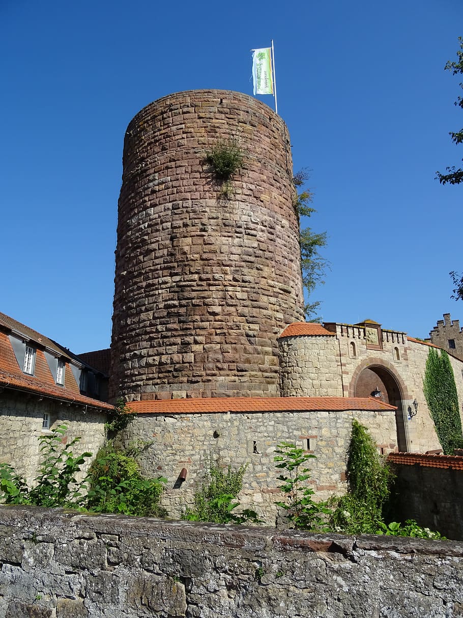 keep, tower, castle, middle ages, knight's castle, historically HD wallpaper