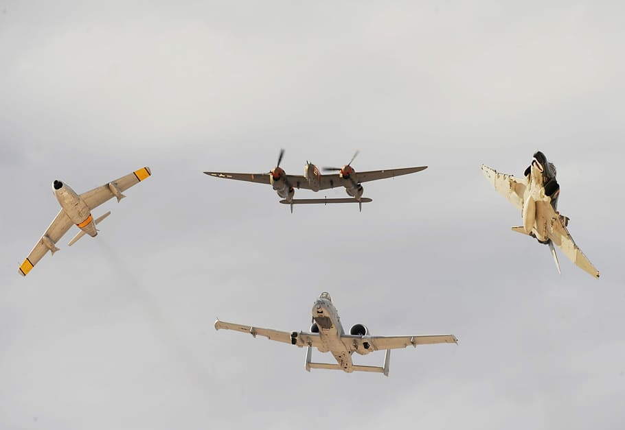 Air Show, Planes, Military, P-51 Mustang, f-86 sabre, f-4 phantom