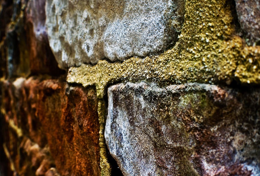 Wall, Brick, Architecture, Macro, Rock, sandstone, wall - Building Feature HD wallpaper