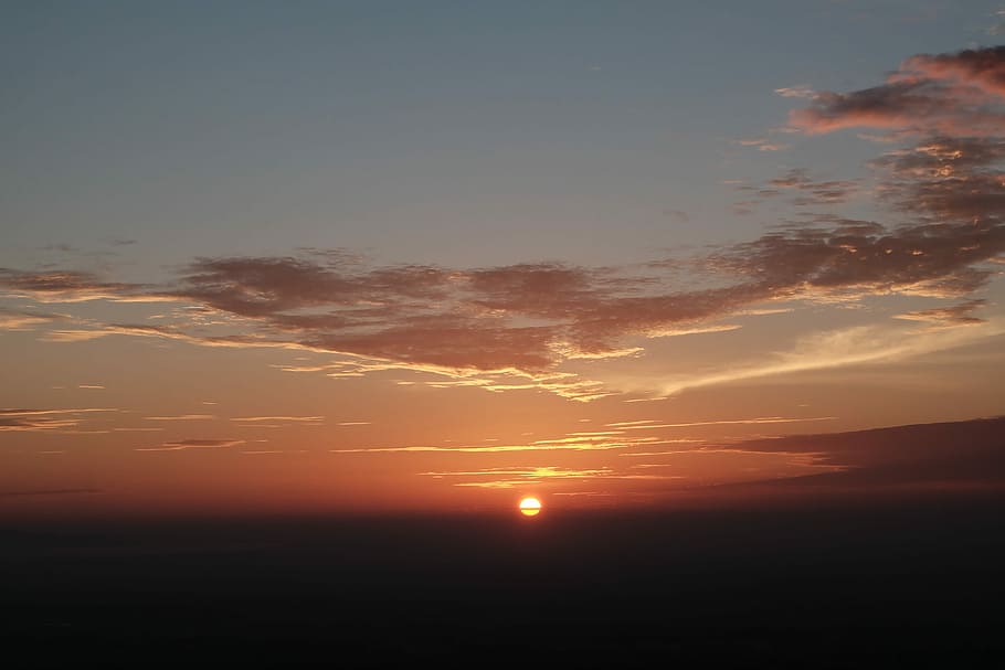 Bình minh trên núi BÀ ĐEN (VIỆT NAM), sunrise, sunset HD wallpaper