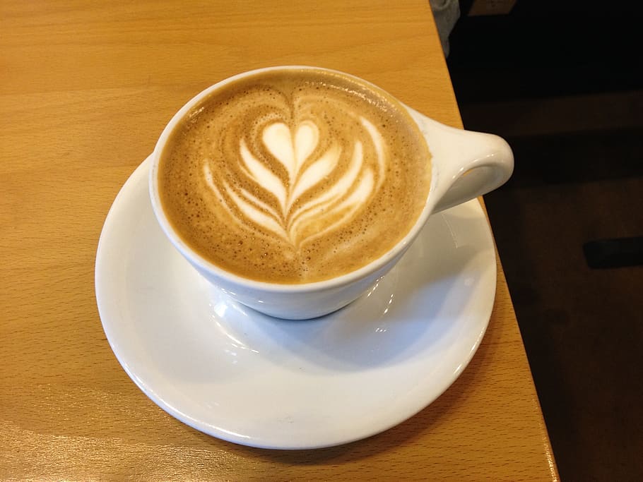 Cappuccino, Coffee, Cup, art, coffee cup, coffee - drink, frothy drink HD wallpaper