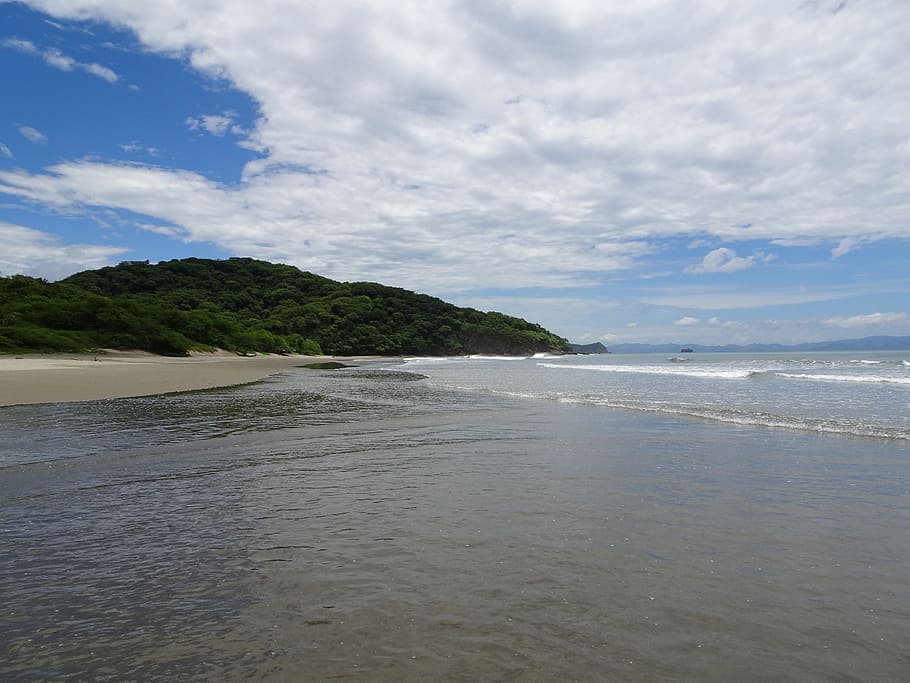 nicaragua, san juan del sur, beach, clouds, central america, HD wallpaper