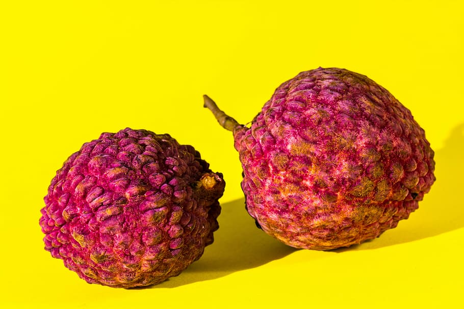 lychee, fruit, tropical, red, food and drink, studio shot, healthy eating HD wallpaper