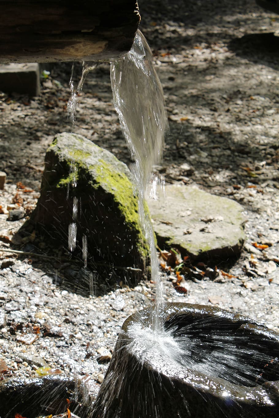 water, source, stones, motion, nature, splashing, no people HD wallpaper