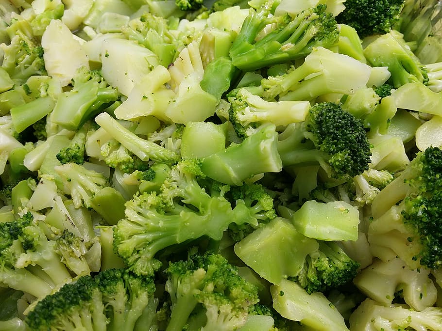 vegetables, broccoli, food, green, cooking, food and drink HD wallpaper