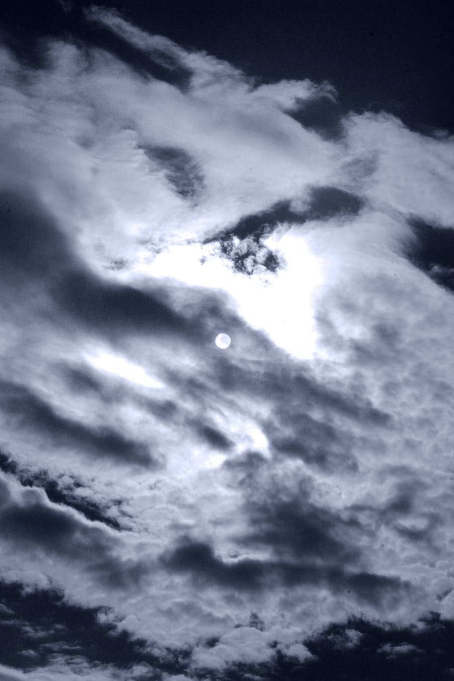 clouds, sun, sky, blue, with clouds, sunbeam, cloud - sky, low angle view HD wallpaper
