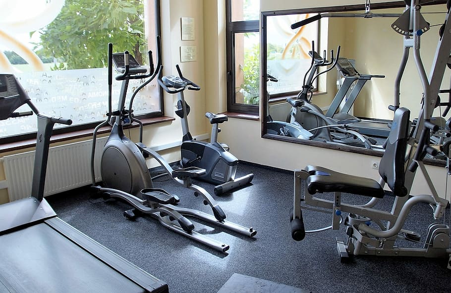 variety of exercise equipment, Fitness, Studio, Practice, Appliances HD wallpaper