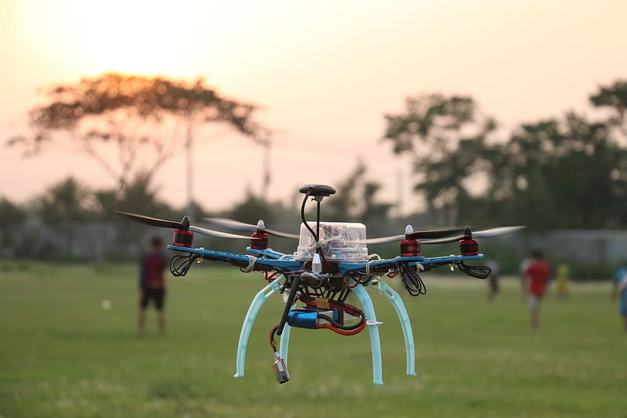 drone, quadcopter, technology, aircraft, flight, helicopter HD wallpaper