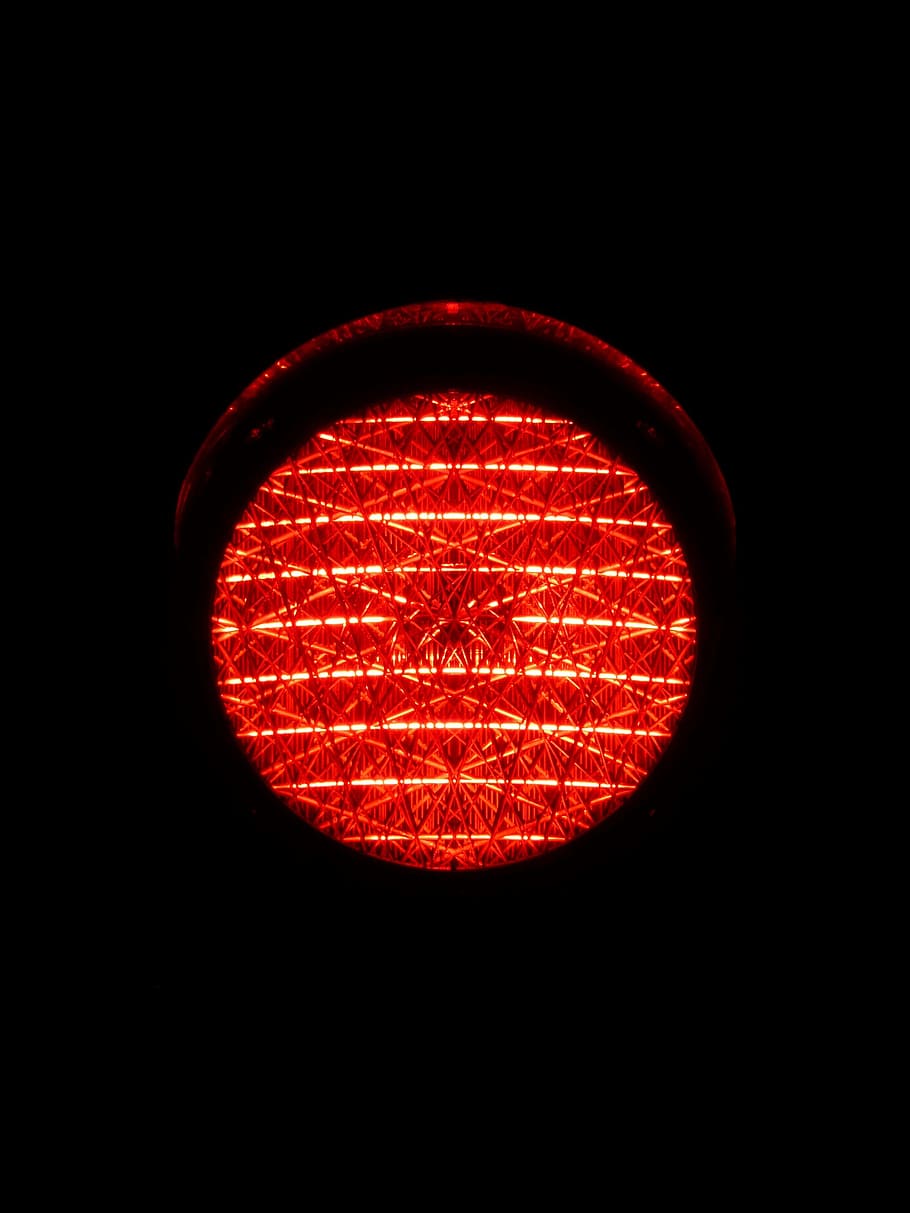 red plastic case, traffic lights, red light, traffic signal, road sign, HD wallpaper