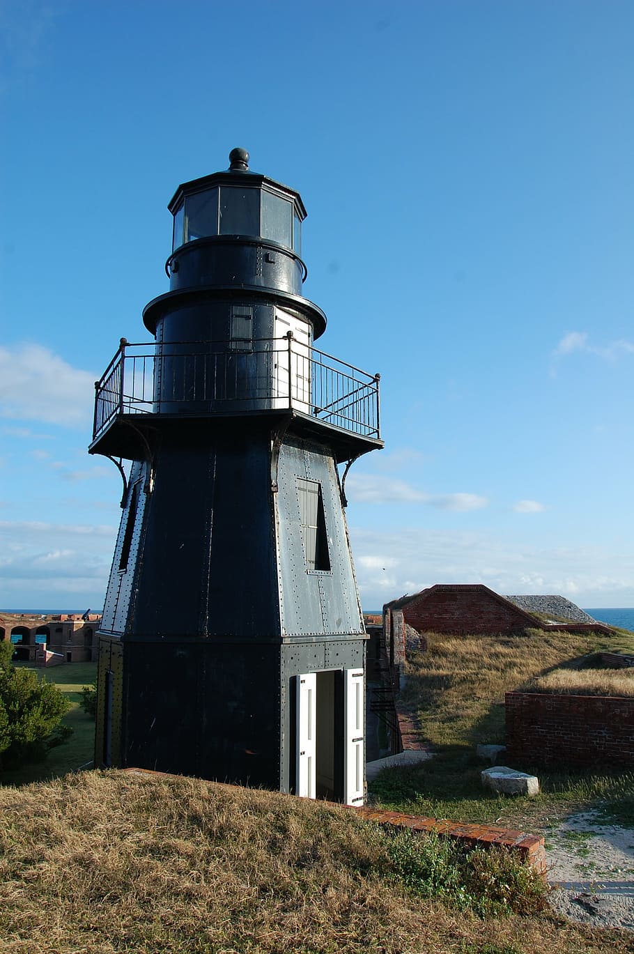 lighthouse, sky, outside, built structure, architecture, nature HD wallpaper