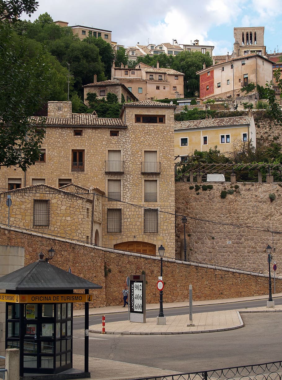 basin, spain, panoramic, buildings, city, historic buildings HD wallpaper