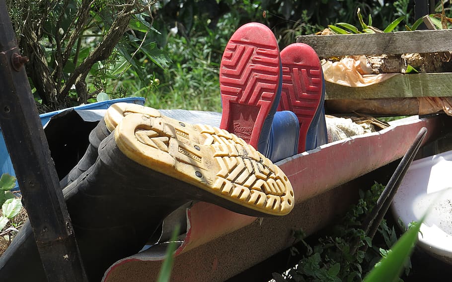 image, work boots, peasant, armenia, nature, day, plant, shoe HD wallpaper