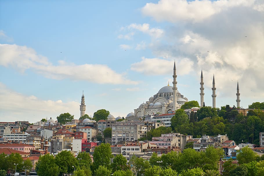 Cami, Süleymaniye, Islam, Dome, Minaret, istanbul, religion, HD wallpaper