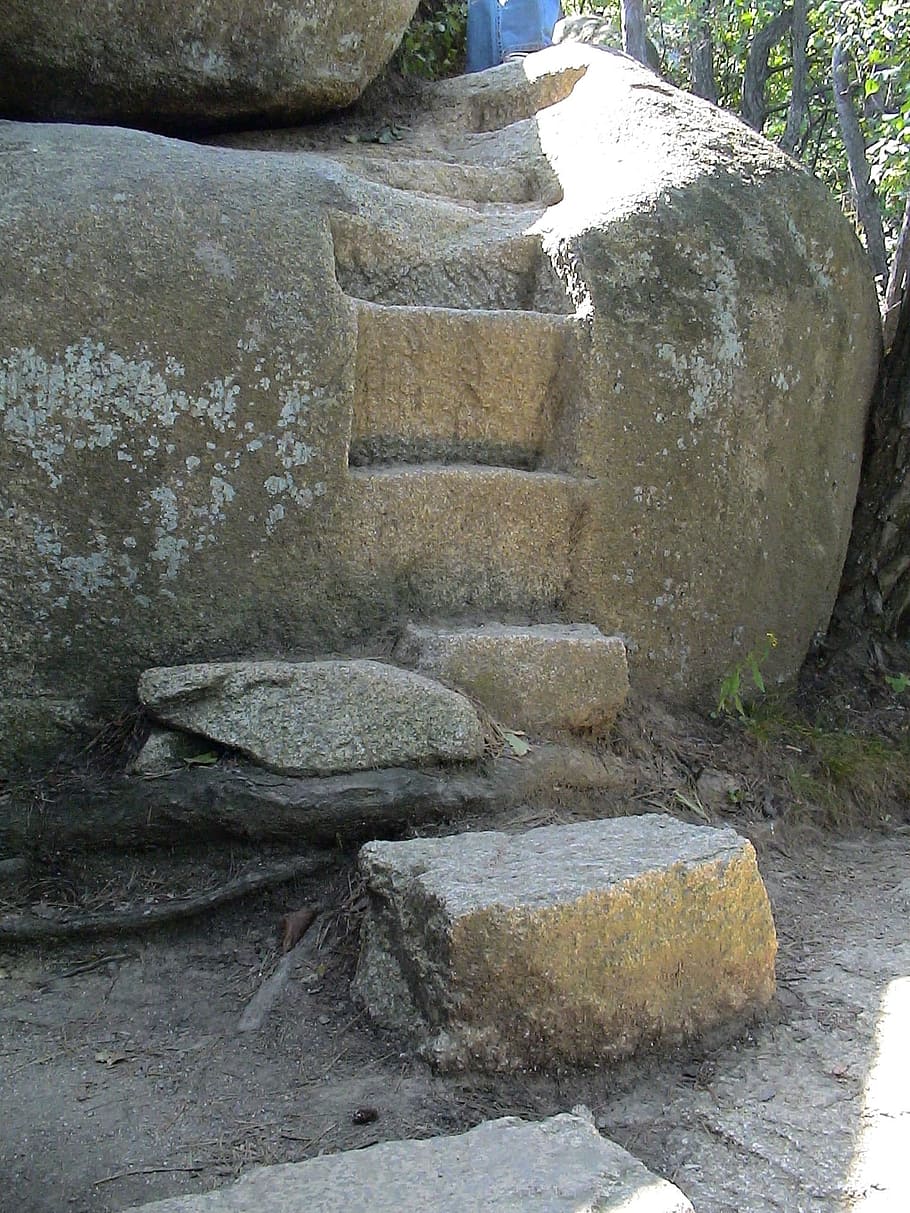 Stairs, Stone, Steps, gradually, stone steps, china, fengcheng HD wallpaper