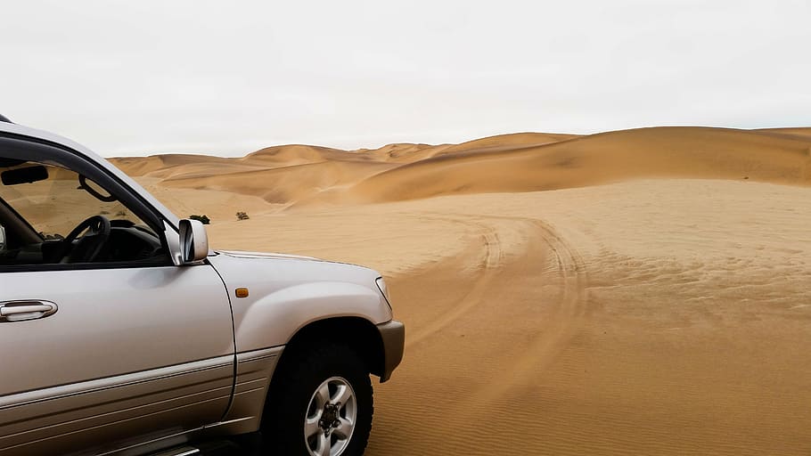 africa, namibia, landscape, namib desert, dunes, sand dunes, HD wallpaper