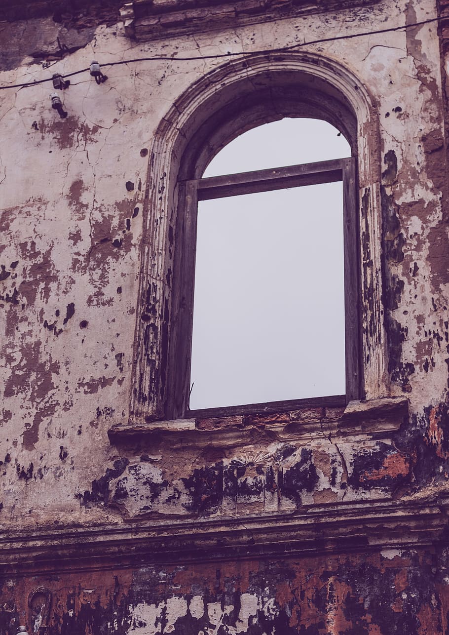 dirty, building, wall, broken, abandoned, architecture, decay HD wallpaper