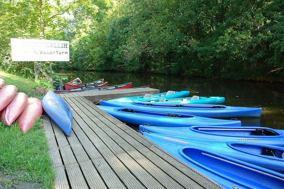 Emden, Canoes, Boot, human hand, human body part, one person HD wallpaper