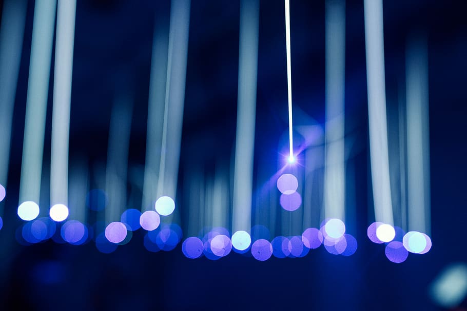 bokeh lights photography, purple and white bokeh lights, shape HD wallpaper