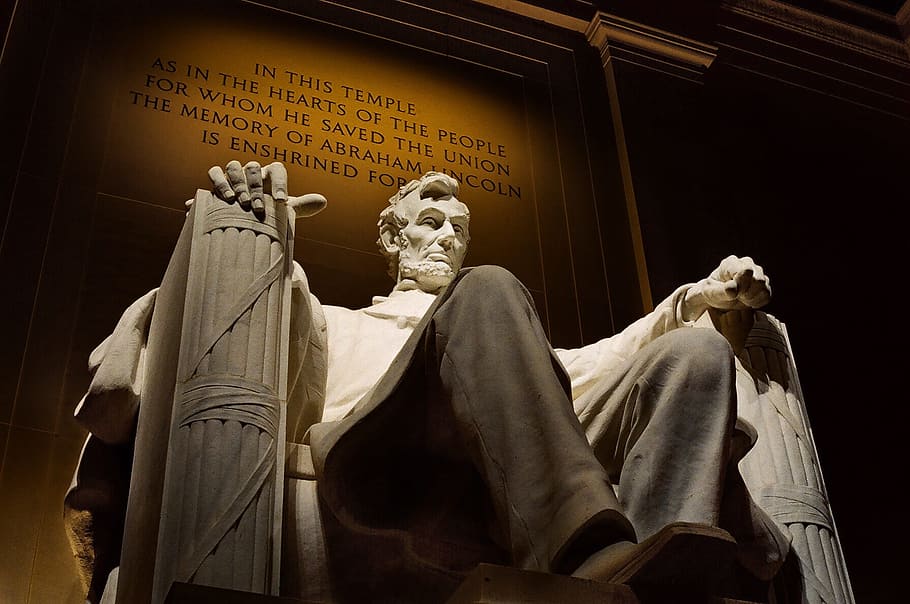 Lincoln, Memorial, Washington, President, abraham, historic, HD wallpaper