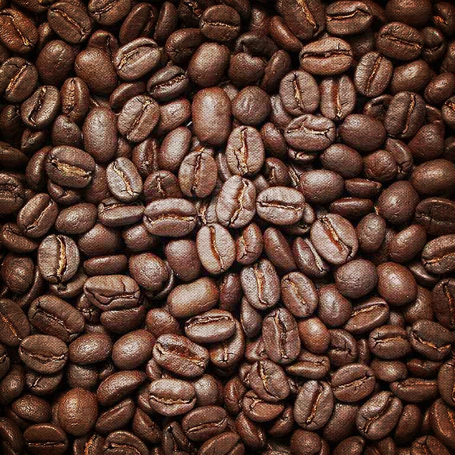 roast coffee bean lot, backgrounds, structure, brown, abstract HD wallpaper