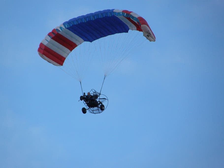 flying, manned, sky, business, extreme sports, paragliding HD wallpaper