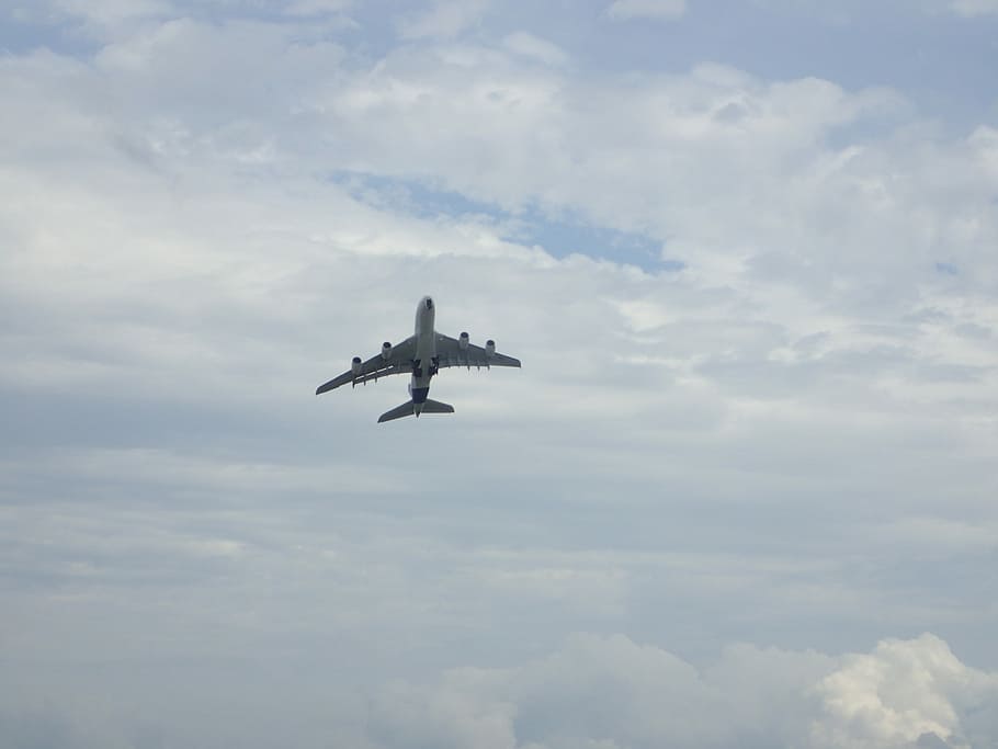Aviation, Flight, Plane, Rainy, sky, aircraft, cloud - sky HD wallpaper