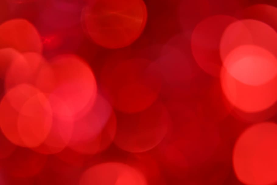 red blurred background